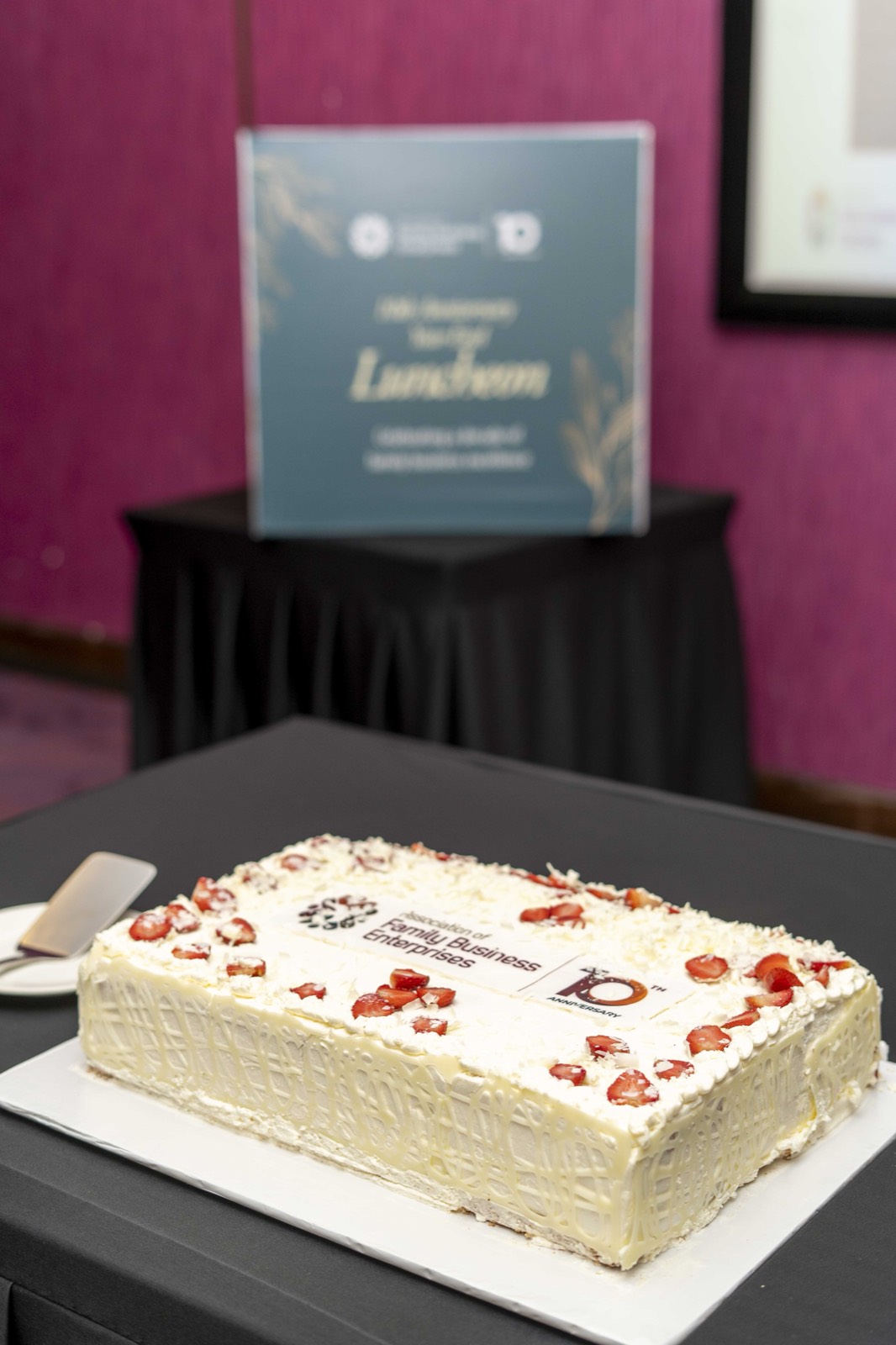 The 10th anniversary cake