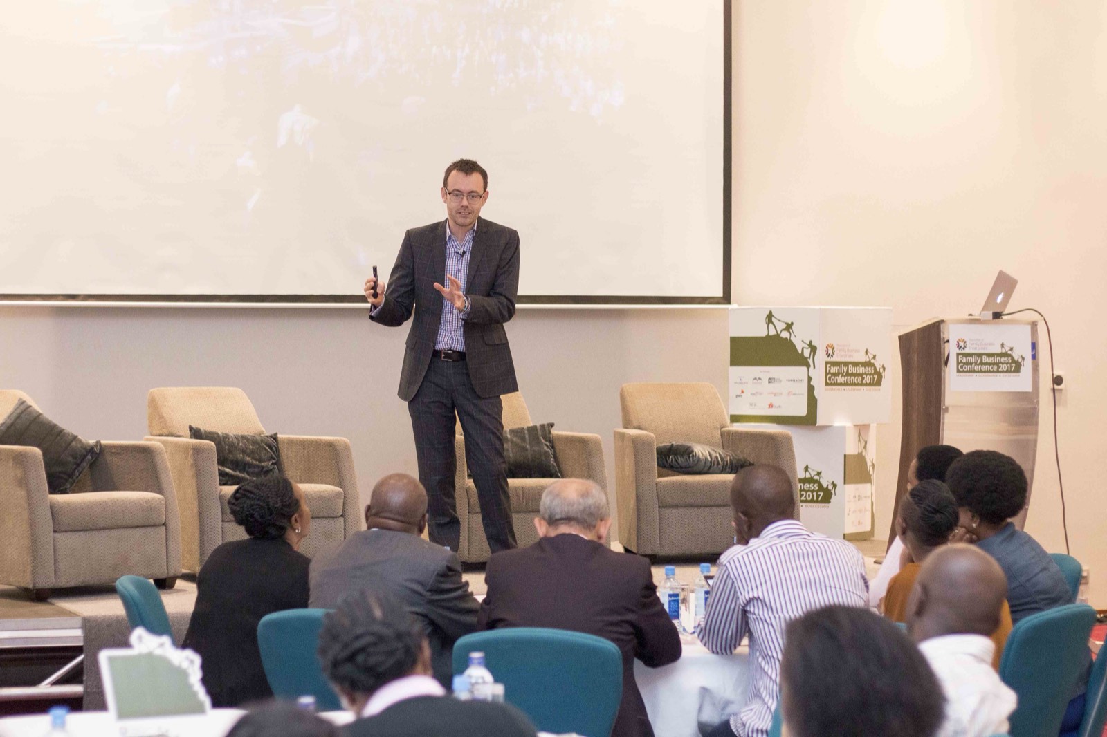 Guest speaker presenting at the 2017 conference