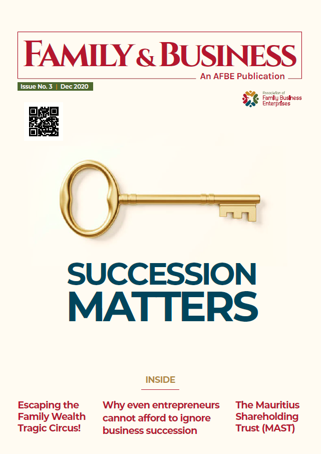 Issue No. 3: Succession Matters